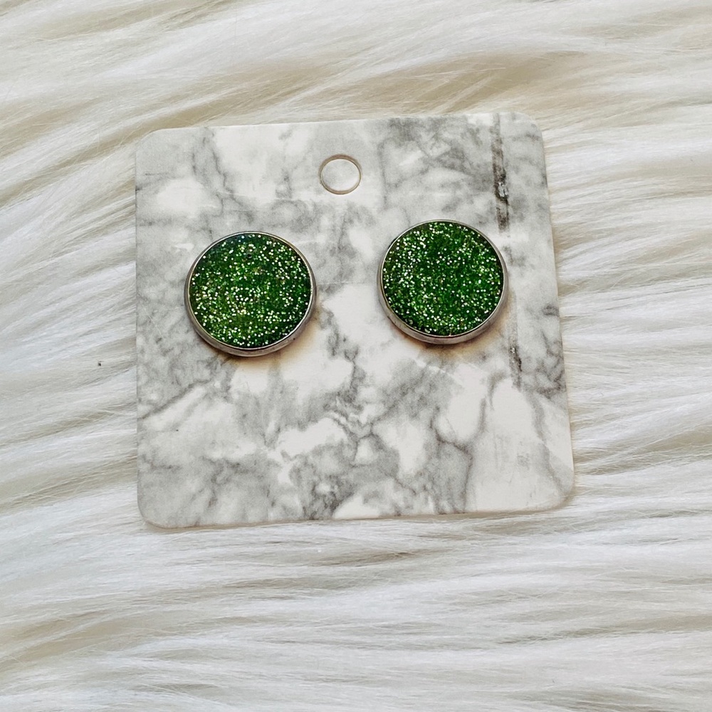 St Patrick’s day earrings